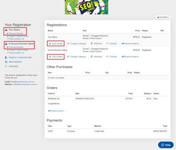 I WANT TO UPDATE MY PERSONAL OR ENTRY DETAILS